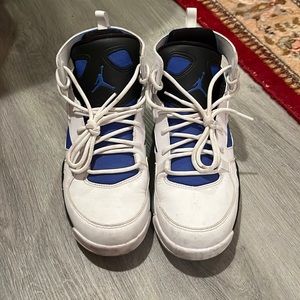 blue jordans